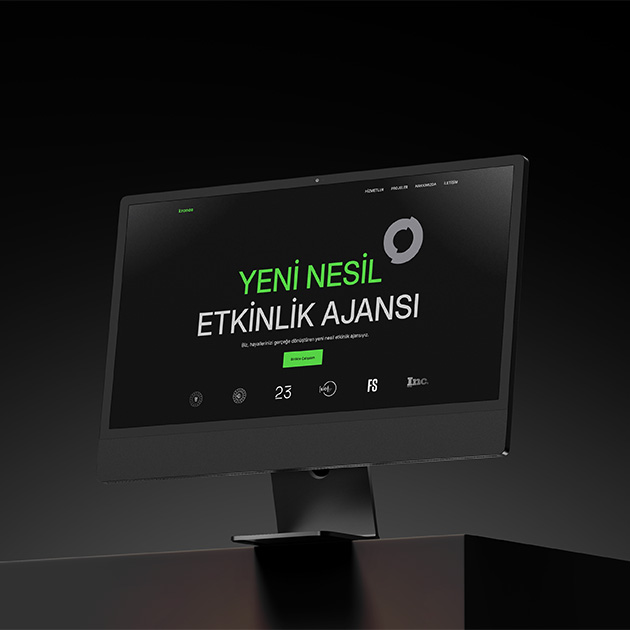 Kronos Event web sitesi projesi